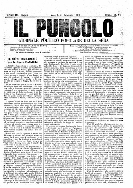 Il pungolo : giornale politico popolare della sera