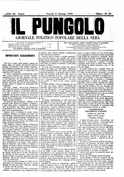 Il pungolo : giornale politico popolare della sera