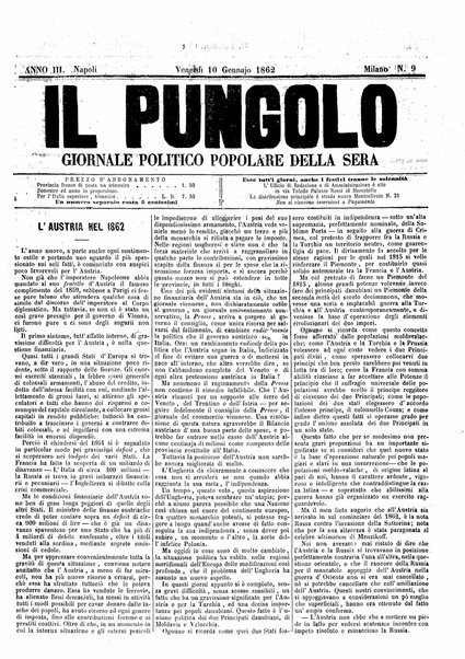 Il pungolo : giornale politico popolare della sera