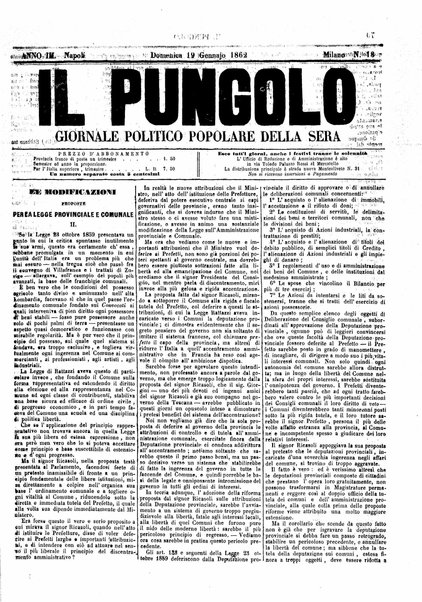 Il pungolo : giornale politico popolare della sera