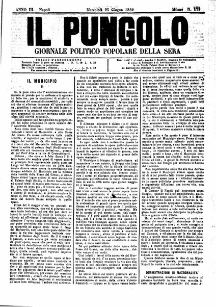 Il pungolo : giornale politico popolare della sera