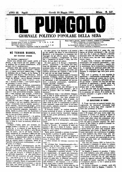 Il pungolo : giornale politico popolare della sera