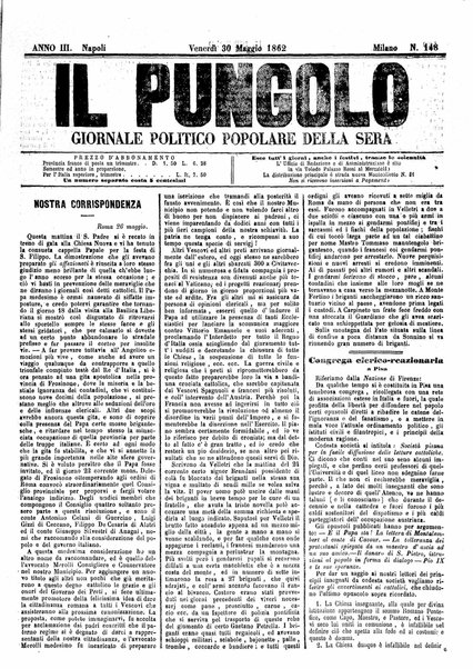 Il pungolo : giornale politico popolare della sera