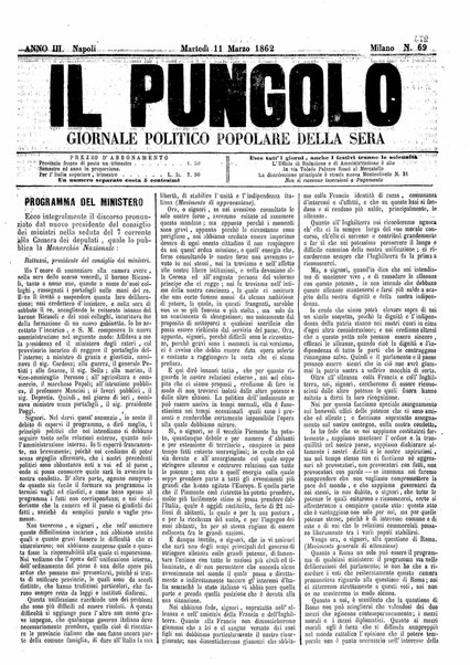 Il pungolo : giornale politico popolare della sera