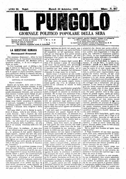 Il pungolo : giornale politico popolare della sera