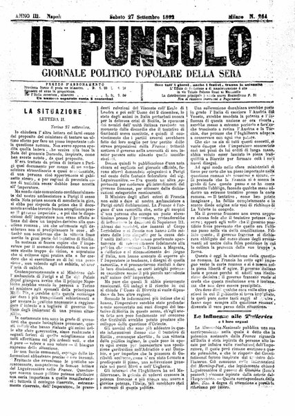 Il pungolo : giornale politico popolare della sera