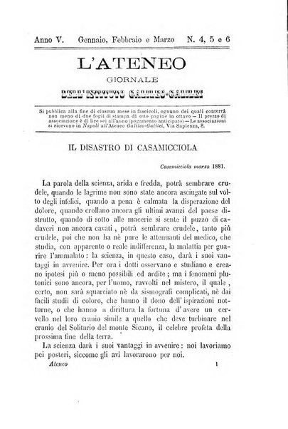 L'Ateneo giornale dell'Istituto Galileo Galilei