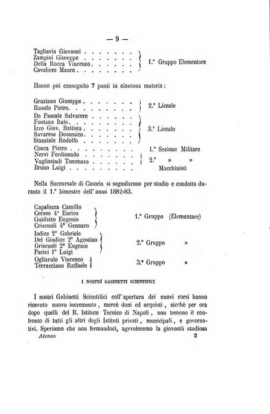 L'Ateneo giornale dell'Istituto Galileo Galilei