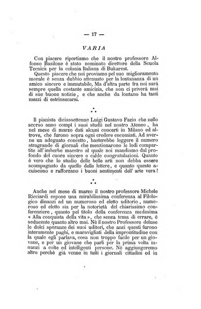 L'Ateneo giornale dell'Istituto Galileo Galilei