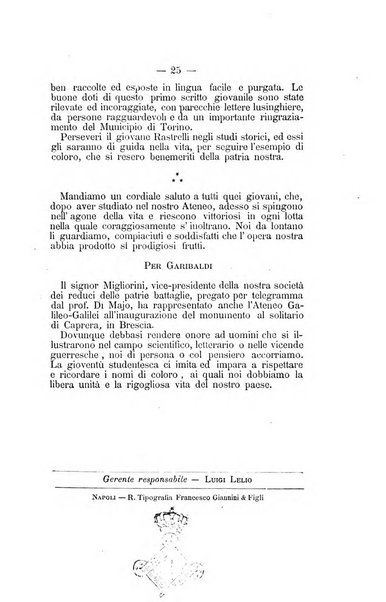 L'Ateneo giornale dell'Istituto Galileo Galilei