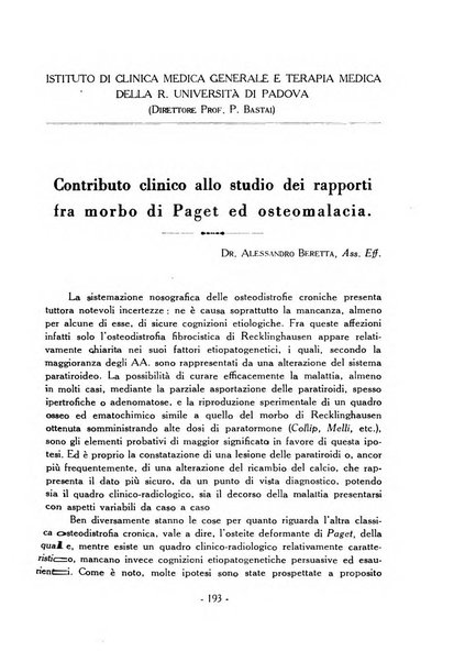 Acta medica patavina annali delle cliniche di Padova e degli ospedali delle Tre Venezie