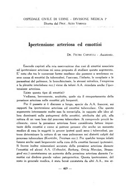 Acta medica patavina annali delle cliniche di Padova e degli ospedali delle Tre Venezie