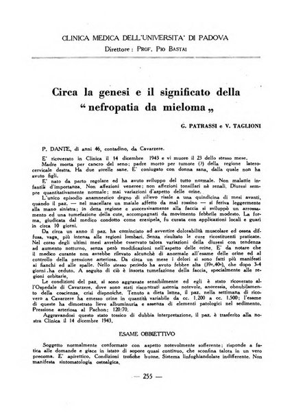 Acta medica patavina annali delle cliniche di Padova e degli ospedali delle Tre Venezie