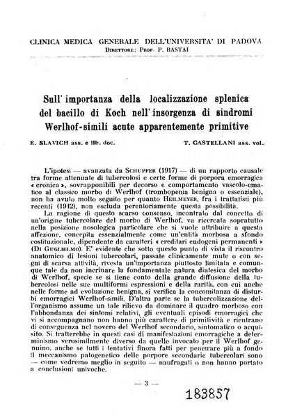 Acta medica patavina annali delle cliniche di Padova e degli ospedali delle Tre Venezie