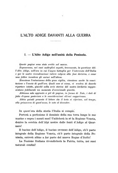 Archivio per l'Alto Adige con Ampezzo e Livinallongo