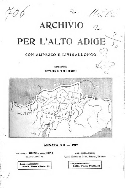 Archivio per l'Alto Adige con Ampezzo e Livinallongo