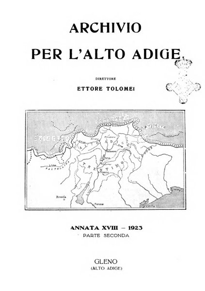 Archivio per l'Alto Adige con Ampezzo e Livinallongo