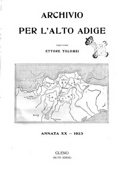 Archivio per l'Alto Adige con Ampezzo e Livinallongo