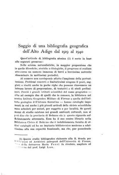 Archivio per l'Alto Adige con Ampezzo e Livinallongo