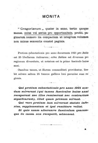 Gregorianum rivista trimestrale di studi teologici e filosofici