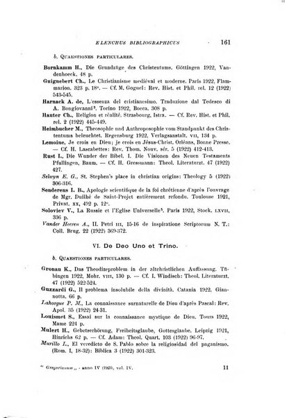 Gregorianum rivista trimestrale di studi teologici e filosofici