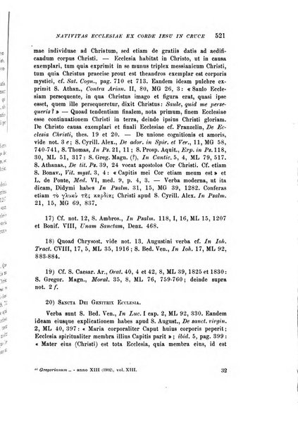 Gregorianum rivista trimestrale di studi teologici e filosofici