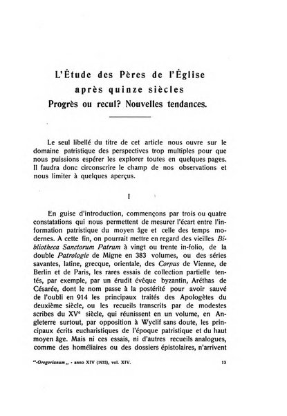 Gregorianum rivista trimestrale di studi teologici e filosofici