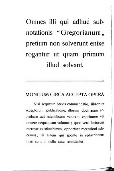 Gregorianum rivista trimestrale di studi teologici e filosofici