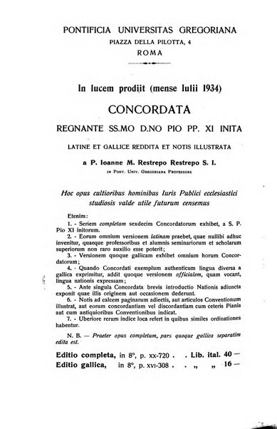 Gregorianum rivista trimestrale di studi teologici e filosofici