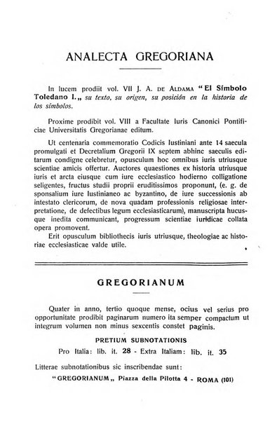 Gregorianum rivista trimestrale di studi teologici e filosofici