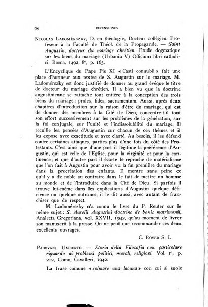 Gregorianum rivista trimestrale di studi teologici e filosofici