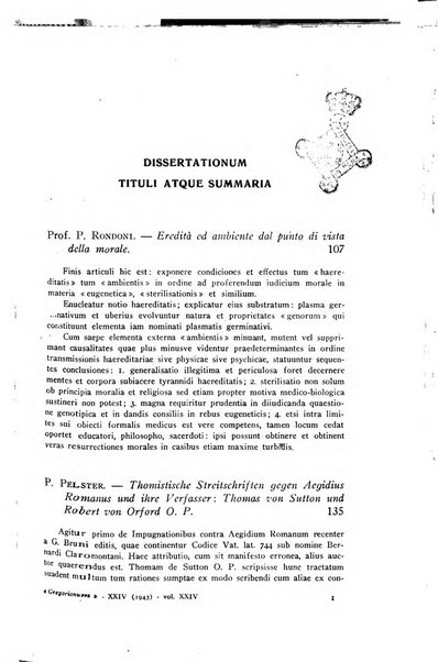 Gregorianum rivista trimestrale di studi teologici e filosofici