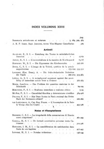 Gregorianum rivista trimestrale di studi teologici e filosofici