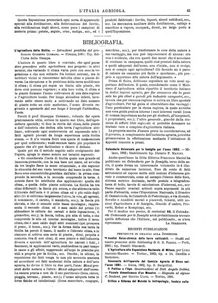 L'Italia agricola giornale dedicato al miglioramento morale ed economico delle popolazioni rurali