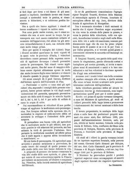 L'Italia agricola giornale dedicato al miglioramento morale ed economico delle popolazioni rurali