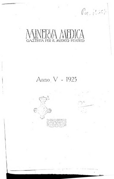 Minerva medica gazzetta per il medico pratico