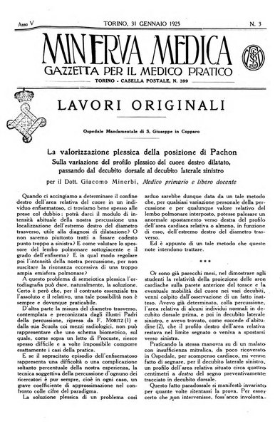 Minerva medica gazzetta per il medico pratico