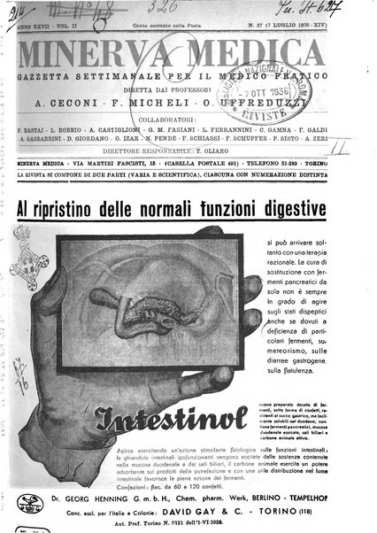 Minerva medica gazzetta per il medico pratico
