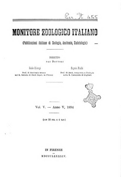 Monitore zoologico italiano