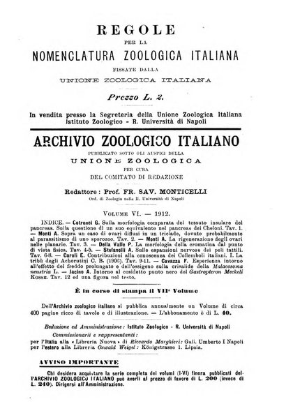 Monitore zoologico italiano