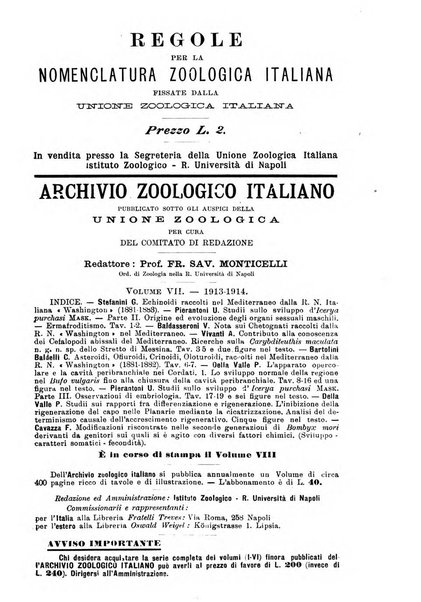 Monitore zoologico italiano