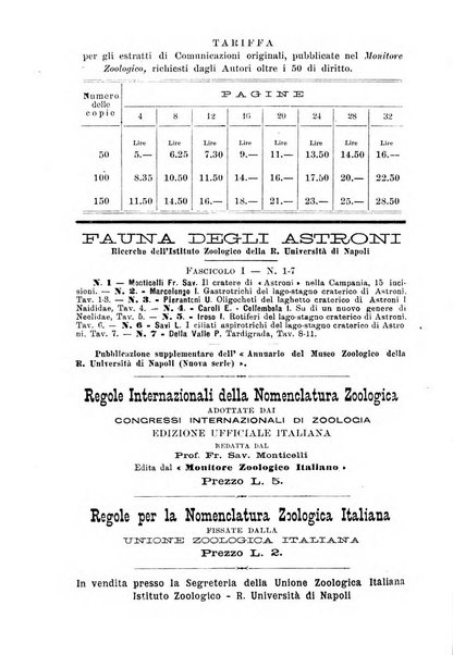 Monitore zoologico italiano