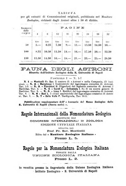 Monitore zoologico italiano