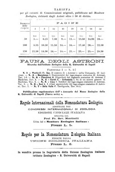 Monitore zoologico italiano