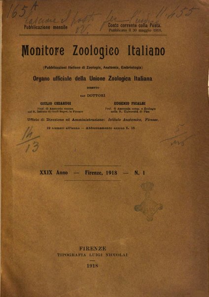 Monitore zoologico italiano