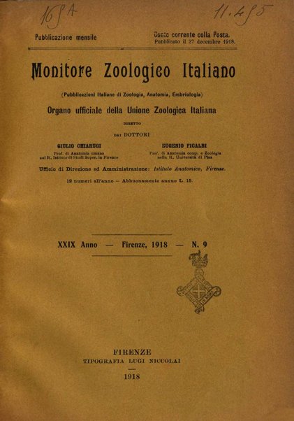 Monitore zoologico italiano