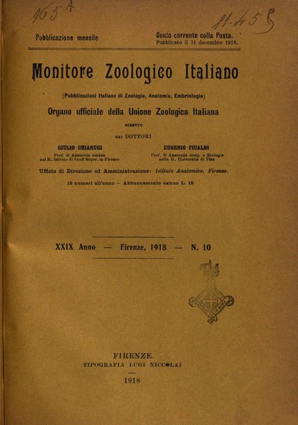 Monitore zoologico italiano