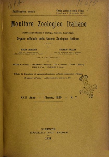 Monitore zoologico italiano