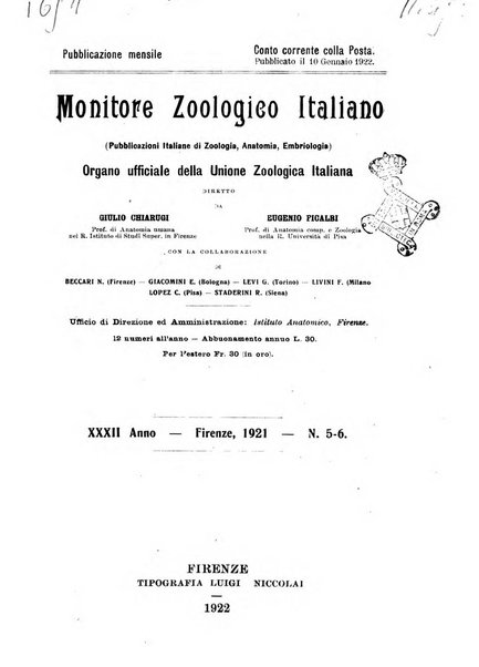 Monitore zoologico italiano