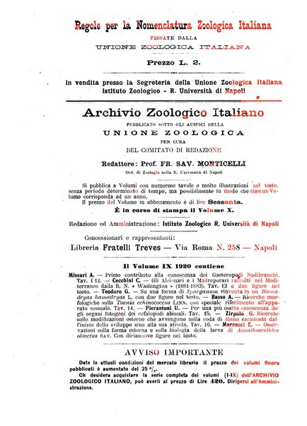 Monitore zoologico italiano